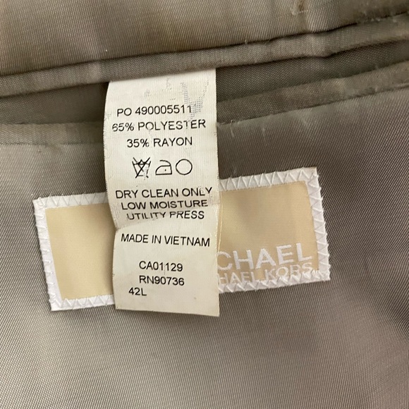 EUC MICHAEL KORS HOUNDSTOOTH PRINT SPORTS COAT - Picture 13 of 13